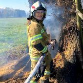 Baum in Flammen