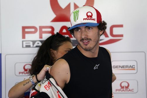 Francesco Bagnaia setzte sich virtuell gegen renommierte Konkurrenz durch. ap