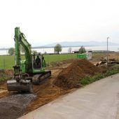 Im Einsatz für Hochwasserschutz
