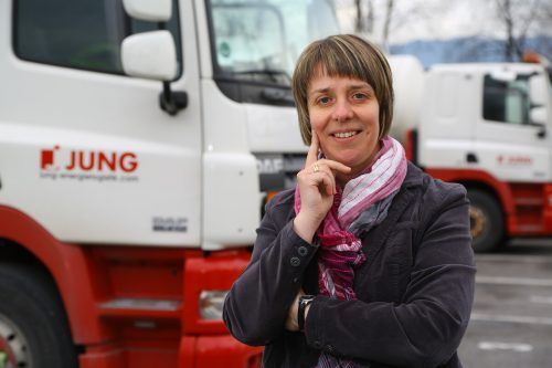 Gibt ihr Unternehmen Jung Energielogistik, das Treibstoff und Gas transportiert, aus familiären Gründen in neue Hände: Daniela Jung-Heemskerk. VN/HB