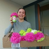 Blumige Ostergrüße für Pflegeheimbewohner