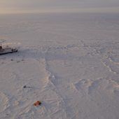 „Polarstern“ unterbricht Eisdrift