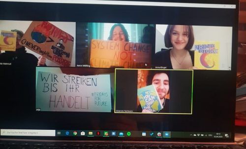 #netzstreikforfuture: Der Klimaprotest von Fridays for Future Vorarlberg hat sich ins Netz verlegt.