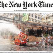 Löschfahrzeug aus Thüringen schafft es auf New York-Times-Titel