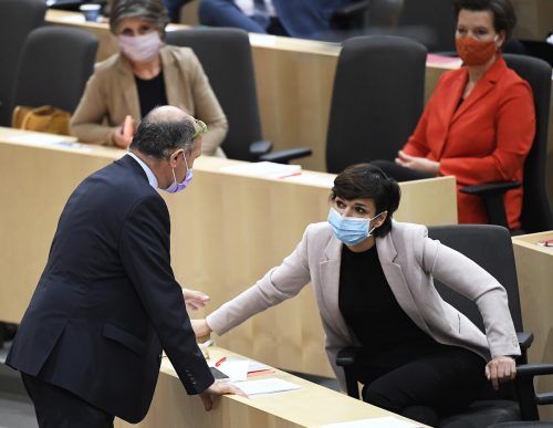 SPÖ-Chefin Rendi-Wagner mit Nationalratspräsident Sobotka. APA