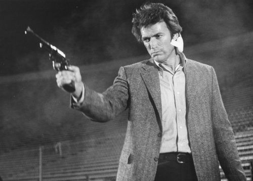 Als knallharter Polizist („Dirty Harry“) machte Eastwood Furore. AP