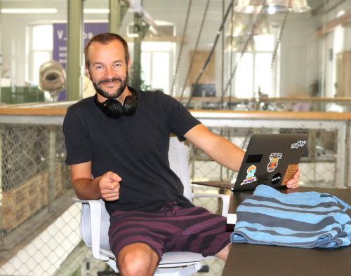 Andreas Gähwiler wollte Shorts machen, die so bequem sind, „dass sie sich wieein flauschiges Handtuch anfühlen.“  nuffinz