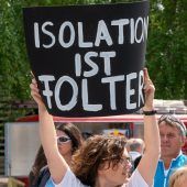 Zweite Demonstration gegen Coronamaßnahmen in Bregenz
