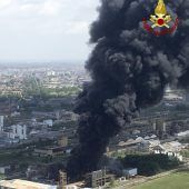 Explosion in Chemiefabrik