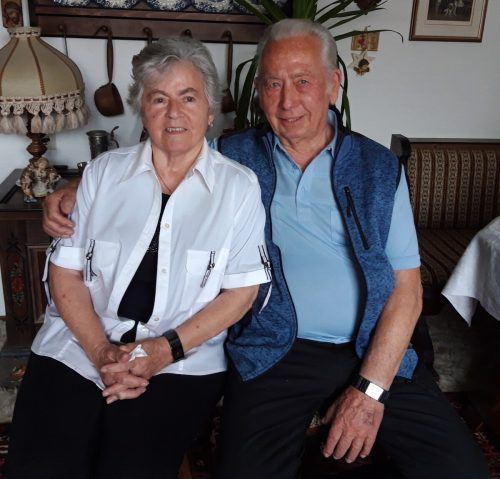 Den 60. Hochzeitstag feiert das Paar im Kreis der Familie.