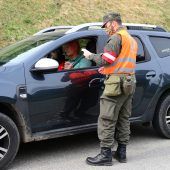Die Miliz geht auf Patrouille