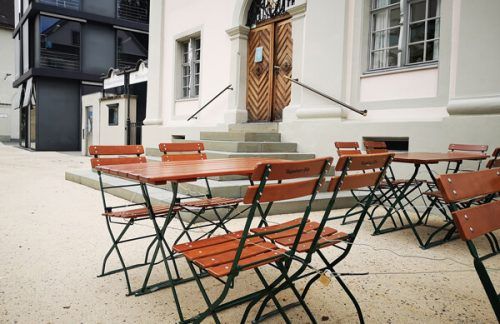 Die Stadt Bregenz bietet der Gastronomie nach dem wochenlangen Lockdown öffentlichen Raum an.