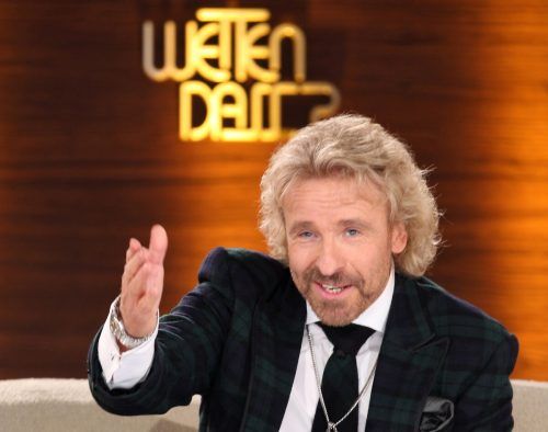 Mit „Wetten, dass..?“ feierte Thomas Gottschalk seine größten Erfolge. apa/woitas