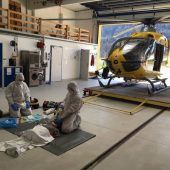 Flugretter bereit für Coronaeinsätze in Vorarlberg. »B1