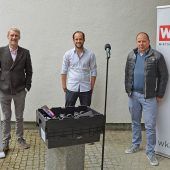 Mikrofon am Bau