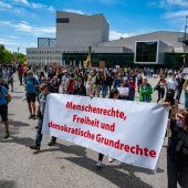 Protest gegen Coronaverordnungen
