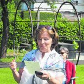Formation „blieb-a-biz“ spielte im Garten des Sozialzentrums auf