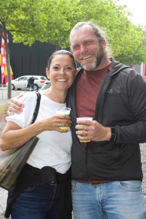 Nicole und Bernd Marte fuhren im Pontiac Catalina vor.