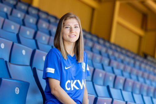 Sarah Klotz freut sich auf ein Wiedersehen mit ihren Teamkolleginnen. Hepberger