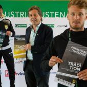 Austria Lustenau mit einem Solidaritätsakt
