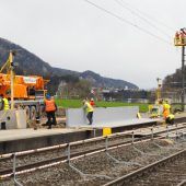 Es wird wieder laut am Altacher Bahnhof