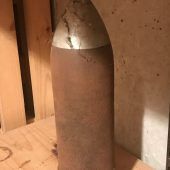 Kriegsrelikt im Kellerabteil