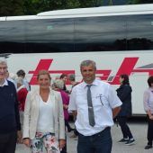 In gesegneter Mission: Erster Reisebus seit März in Innsbruck