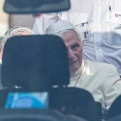 Ex-Papst Benedikt auf Abschiedstour in Regensburg