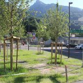 Neuer Vorplatz und Eingangsbereich