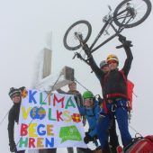 Höhen- und Kilometer fürs Klimavolksbegehren