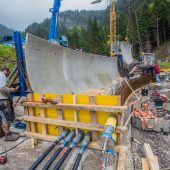 Bludenzer Eiskanal im Bauzeitplan