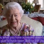 Die 94-jährige Queen gab Videokonferenz-Debüt