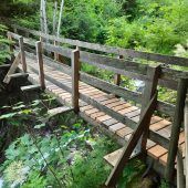 Brücke über Auenlatschbach in Vandans wurde saniert
