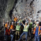 Durchschlag in der ­Nordröhre des Koralmtunnels