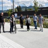 Begegnungszone am Rankweiler Bahnhof