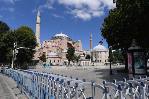 86 Jahre lang war die Hagia Sophia ein Museum. Nun soll sie für das islamische Gebet geöffnet werden.  AFP