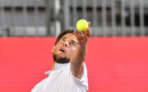 Am alten Flughafen Tempelhof gewann Dominic Thiem das zweite Berlin-Turnier. AFP