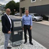 Solarbetriebene Restmüllkübel im Test