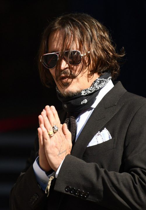 Depp wies die Vorwürfe Heards, er habe sie geschlagen, einmal mehr zurück.  afp