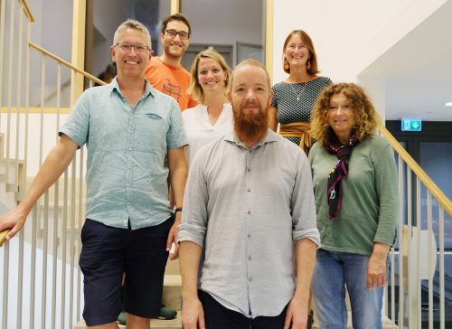 Der neue Vorstand der Stadtkapelle Bregenz-Vorkloster (von links): Obmann Reinhard Domschitz, Richard Amann, Sonja Rupp, Thomas Gertner, Manuela Vonmetz, Traudl Weh.