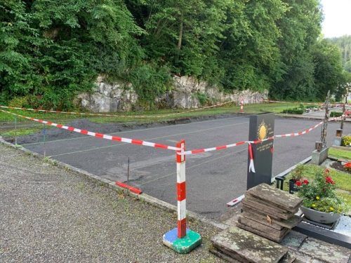 Der Waldfriedhof wird um Urnengräber erweitert.  VN/TK