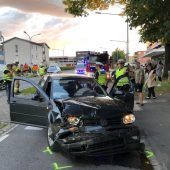 Vier Verletzte bei Auffahrunfall in Hard