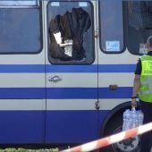 Schwer Bewaffneter kaperte Bus