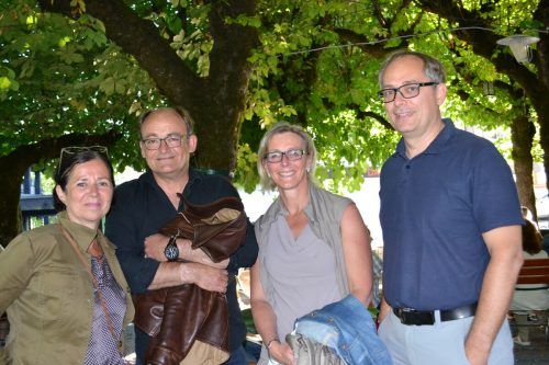 Elke und Dietmar Martin, Heike und Thomas Zottele.