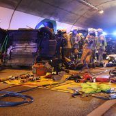 Zwei Verletzte bei schwerem Unfall im Achraintunnel. »B1