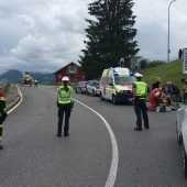 Sturz mit Motorrad