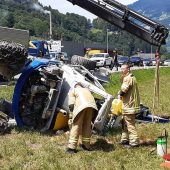 Malheur mit Bagger