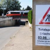 Sperre im Erlach