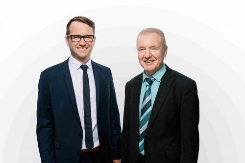 Günter Meusburger (l.) beerbt Otmar Müller beim Gemeindeverband. GV