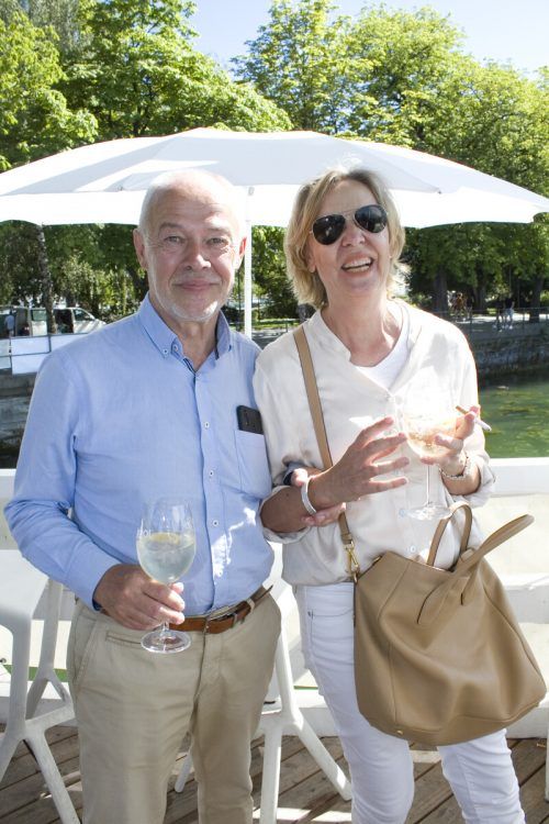 Hervorragende Stimmung bei Hartmut und Rosemarie Hüfken.